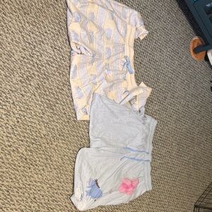 Disney Eyeore pajama pants 2 pair